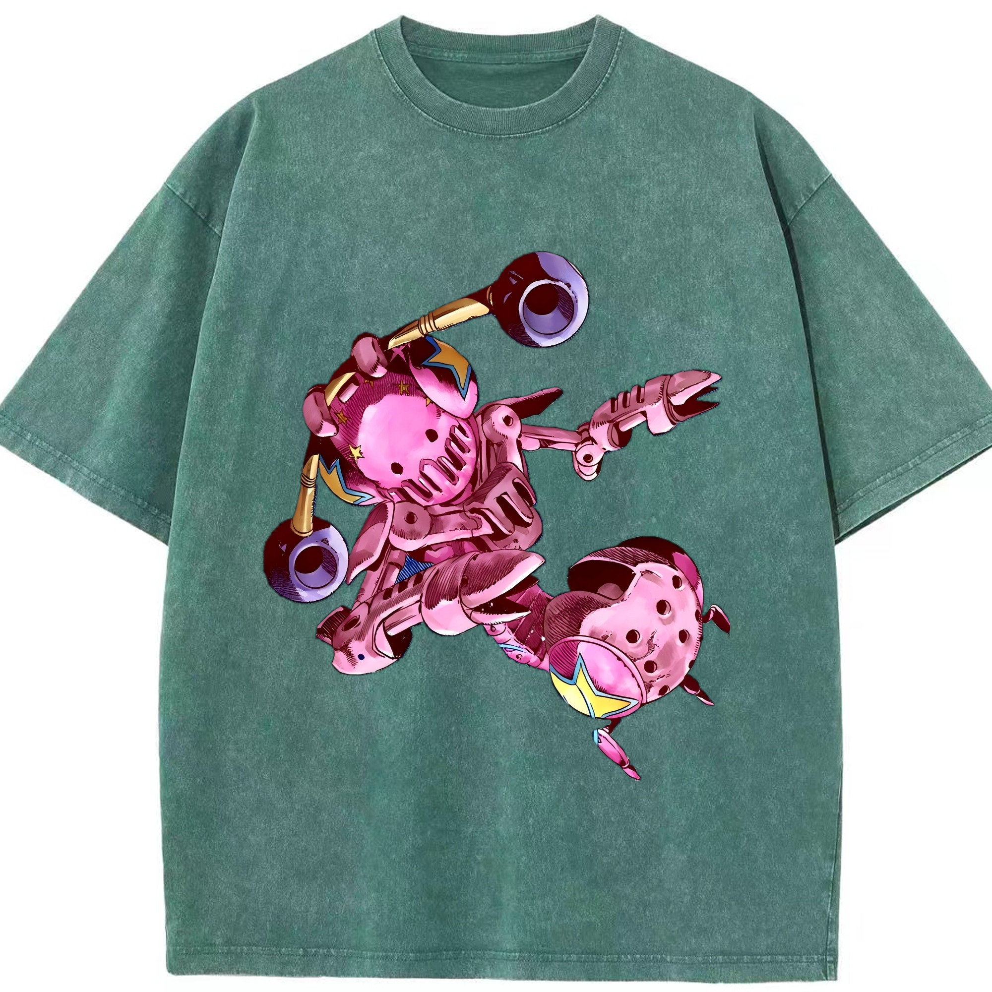 （画像用） ジョジョの奇妙な冒険 ジョナサン?ジョースター JoJo's Bizarre Adventure Jonathan Joestar 綿100% ヴィンテージ風 半袖Tシャツ（フロントプリント）